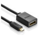Ugreen cable adapter cable HDMI adapter - micro HDMI 19 pin 20cm black (20134)