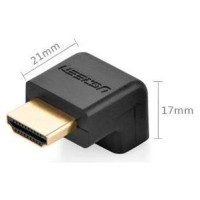 Ugreen HDMI adapter angle connector bottom black (20109)