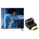 Ugreen HDMI adapter angle connector bottom black (20109)