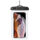 Ugreen LP186 60959 case waterproof IPX8 for 4-6.5" smartphone - black and transparent