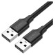 Ugreen cable USB 2.0 cable (male) - USB 2.0 (male) 1 m black (US128 10309)