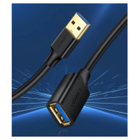 Ugreen cable cord extension adapter USB 3.0 (female) - USB 3.0 (male) 1.5 m black (US129 30126)