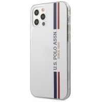 U.s. Polo Assn. US Polo USHCP12LPCUSSWH iPhone 12 Pro Max 6,7" biały/white Tricolor Collection