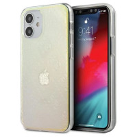 Guess GUHCP12S3D4GIRBL iPhone 12 mini 5.4" iridescent/opal hardcase 4G 3D Pattern Collection