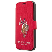 U.s. Polo Assn. US Polo USFLBKP12MPUGFLRE iPhone 12/12 Pro 6,1" czerwony/red book Polo Embroidery Collection