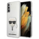 Karl Lagerfeld KLHCS21MKTR S21+ G996 hardcase Transparent Karl`s Head