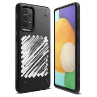 Ringke Onyx Design Durable TPU Case Cover for Samsung Galaxy A72 4G black (Paint) (OXSG0047)