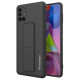 Wozinsky Kickstand Case silicone stand cover for Samsung Galaxy M51 black