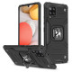 Wozinsky Ring Armor Case Kickstand Tough Rugged Cover for Samsung Galaxy A42 5G black