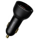 Baseus Superme szybka ładowarka samochodowa USB / USB Typ C 100W PPS Quick Charge Power Delivery czarny (CCZX-01)