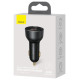Baseus Superme szybka ładowarka samochodowa USB / USB Typ C 100W PPS Quick Charge Power Delivery czarny (CCZX-01)