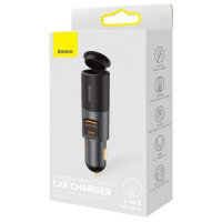 Baseus Share Together USB / USB Type C / cigarette lighter socket car charger 120W Quick Charge Power Delivery gray (CCBT-C0G)