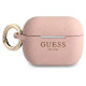 Guess GUAPSGGEP AirPods Pro cover pink/pink Silicone Glitter
