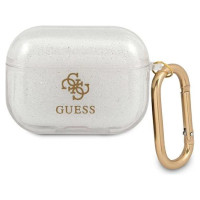 Guess GUAPUCG4GT AirPods Pro cover Transparent Glitter Collection