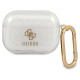 Guess GUAPUCG4GT AirPods Pro cover Transparent Glitter Collection