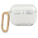 Guess GUAPUCG4GT AirPods Pro cover Transparent Glitter Collection