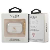 Guess GUAPUCG4GT AirPods Pro cover Transparent Glitter Collection