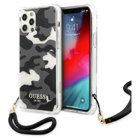 Guess GUHCP12LKSARBK iPhone 12 Pro Max 6.7" black/black hardcase Camo Collection