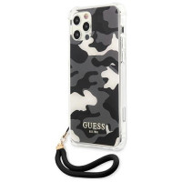 Guess GUHCP12LKSARBK iPhone 12 Pro Max 6.7" black/black hardcase Camo Collection