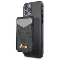 Guess Wallet Card Slot GUWMS4GTLBK MagSafe 4G grey/grey