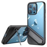 Ugreen Fusion Kickstand Case iPhone 13 Pro Hard Cover with Gel Frame and Stand black (90153)