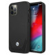 BMW Etui BMW BMHCP12LRSWPK iPhone 12 Pro Max 6,7" czarny/black hardcase Leather Perforate