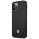 BMW Etui BMW BMHCP12LRSWPK iPhone 12 Pro Max 6,7" czarny/black hardcase Leather Perforate