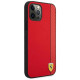 Ferrari FESAXHCP12LRE iPhone 12 Pro Max 6.7" red/red hardcase On Track Carbon Stripe