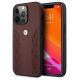BMW Etui BMW BMHCP13LRSPPR iPhone 13 Pro/13 6,1" czerwony/red hardcase Leather Curve Perforate