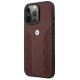 BMW Etui BMW BMHCP13LRSPPR iPhone 13 Pro/13 6,1" czerwony/red hardcase Leather Curve Perforate