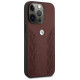 BMW Etui BMW BMHCP13LRSPPR iPhone 13 Pro/13 6,1" czerwony/red hardcase Leather Curve Perforate