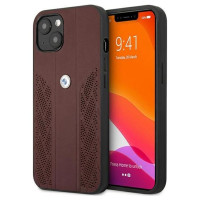 BMW Etui BMW BMHCP13SRSPPR iPhone 13 mini 5,4" czerwony/red hardcase Leather Curve Perforate