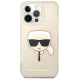 Karl Lagerfeld KLHCP13LKHTUGLGO iPhone 13 Pro / 13 6,1" złoty/gold hardcase Glitter Karl`s Head