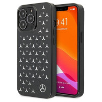 Mercedes MEHCP13LESPBK iPhone 13 Pro / 13 6,1" czarny/black hardcase Silver Stars Pattern