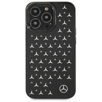 Mercedes MEHCP13LESPBK iPhone 13 Pro / 13 6,1" czarny/black hardcase Silver Stars Pattern