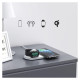 Choetech Qi 2in1 wireless charger for smartphones / Apple Watch with stand (MFI) USB Type C white (T317)