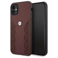 BMW Etui BMW BMHCN61RSPPR iPhone 11 6,1" / Xr czerwony/red hardcase Leather Curve Perforate
