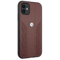 BMW Etui BMW BMHCN61RSPPR iPhone 11 6,1" / Xr czerwony/red hardcase Leather Curve Perforate