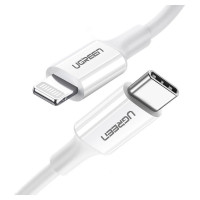 Ugreen US171 Lightning - USB-C MFi PD cable 20W 3A 480Mb/s 0.5m - white