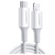 Ugreen US171 Lightning - USB-C MFi PD cable 20W 3A 480Mb/s 0.5m - white
