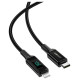 Acefast cable MFI USB Type C - Lightning 1.2m, 30W, 3A black (C6-01 Black)