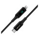 Acefast cable MFI USB Type C - Lightning 1.2m, 30W, 3A black (C6-01 Black)