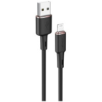 Acefast cable MFI USB - Lightning 1.2m, 2.4A black (C2-02 black)