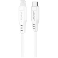 Acefast C3-01 Lightning - USB-C PD cable 30W 3A 480Mb/s 1.2m - white