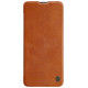 Nillkin Qin Case Case for Xiaomi Redmi Note 11 Pro+ (China) / Redmi Note 11 Pro (China) / Mi11i HyperCharge Camera Protector Holster Cover Flip Case Brown