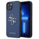 Guess GUHCP13SSA4GSBL iPhone 13 mini 5.4" blue/blue hardcase Saffiano 4G Metal Logo