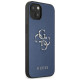 Guess GUHCP13SSA4GSBL iPhone 13 mini 5.4" blue/blue hardcase Saffiano 4G Metal Logo