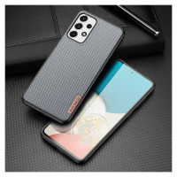 Dux Ducis Fino case is made of nylon material for Samsung Galaxy A73 blue
