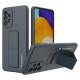 Wozinsky Kickstand Case silicone stand cover for Samsung Galaxy A73 navy blue
