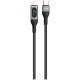 Dudao USB Type C - Lightning cable fast charging PD 20W 1m black (L7MaxL)
